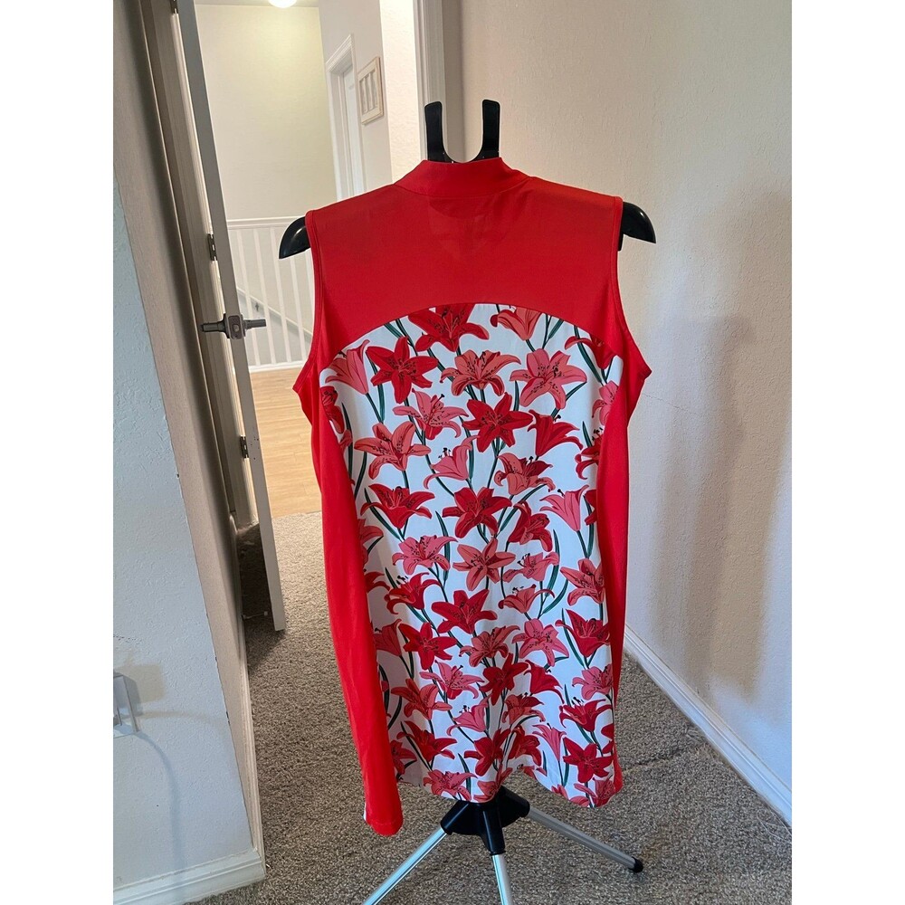 Tail Activewear Denia 36.5 Sleeveless Dress in Valencia Lillies Women’s Size XL - Picture 3 of 11